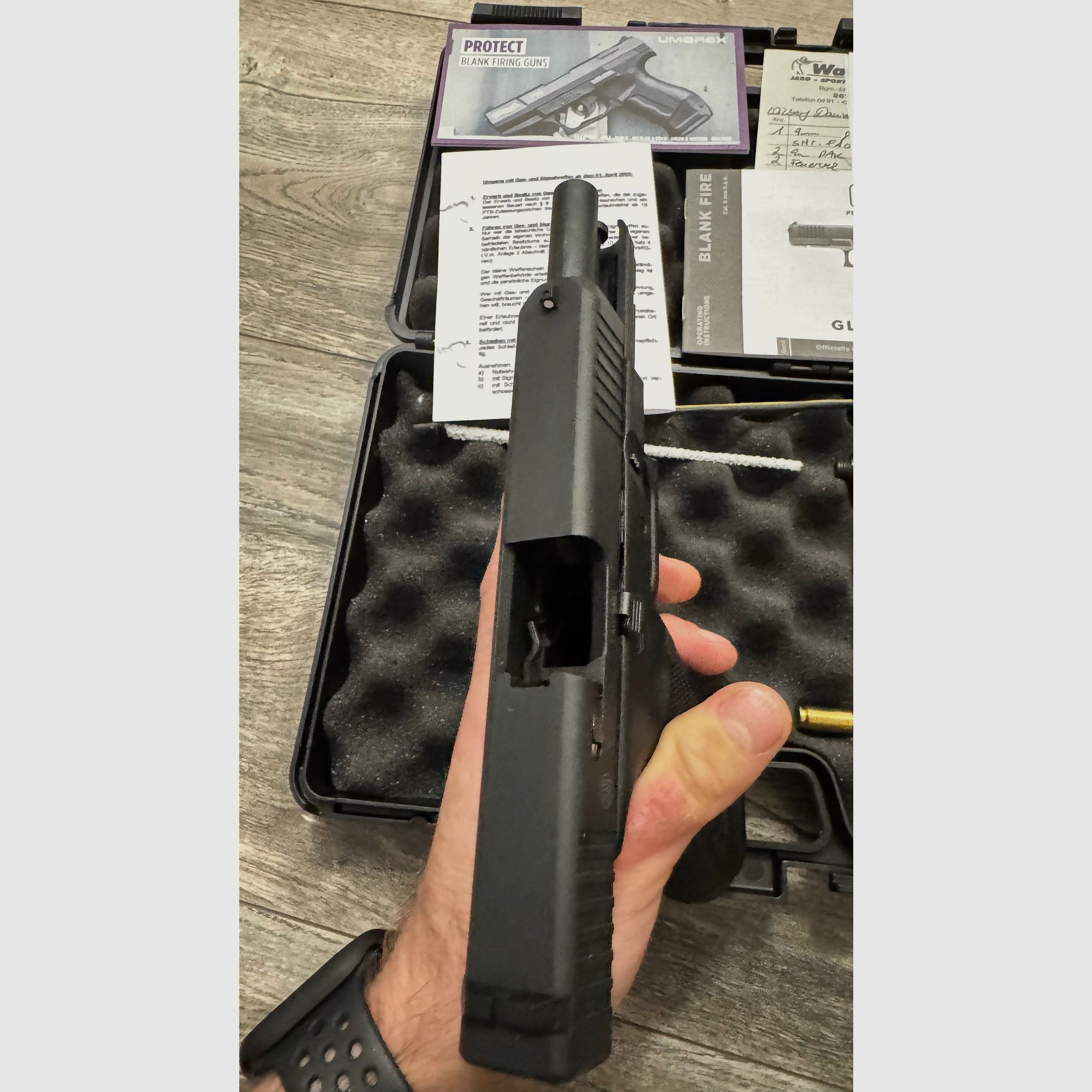 Glock 17 Gen5 9mm P.A.K als nieuw met factuur en origineel accessoire