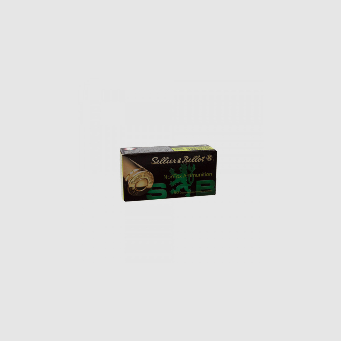 SELLIER & BELLOT 9MM LUGER - NON-TOX - 124GRS. - TFMJ/NT - 50 SCHUSS