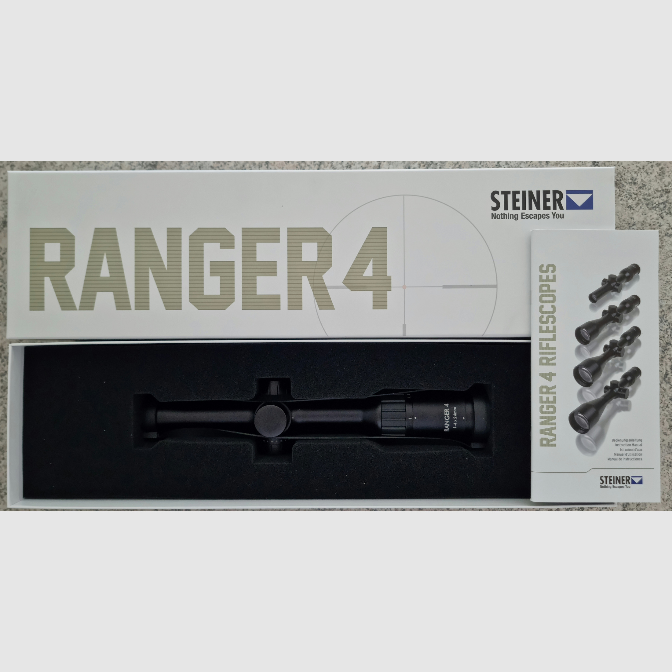 Steiner Ranger 4 | 1 - 4 x 24 | Schiene | sehr guter Zustand