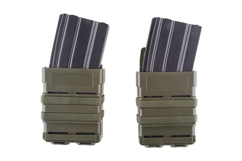 PRIMAL GEAR Open III (M) double magazine pouch for 5.56 magazines – olive, image 14 of 28
