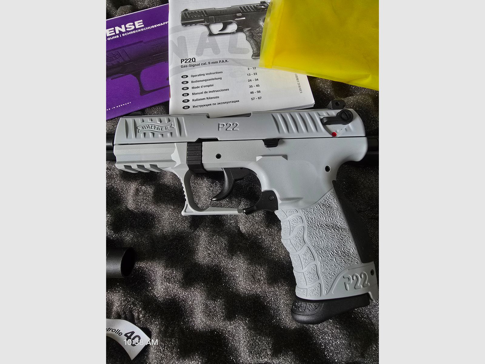 Walther P22Q Concrate Neu
