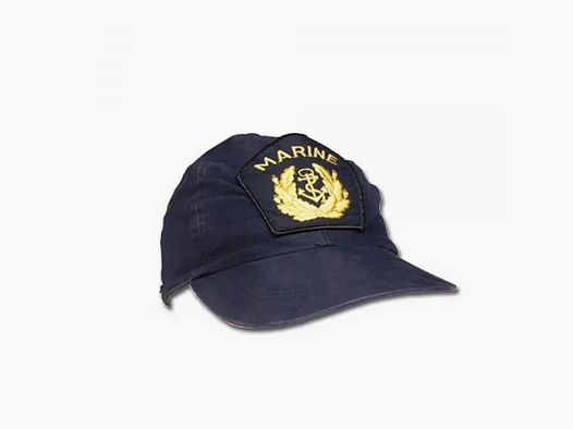 Bundeswehr Original BW Bordmütze blau gebraucht