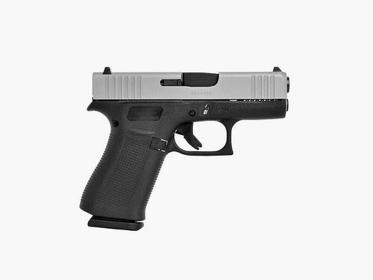 Glock 43X zilveren slede