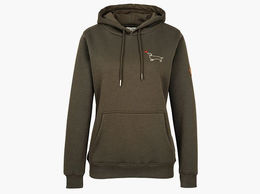 Hoodie Hubertus Teckel con corazón