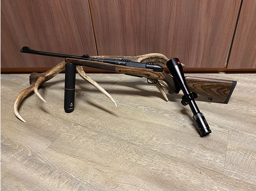 Haenel Jaeger NXT, with Leica Amplus 6 2.5-15x56 i