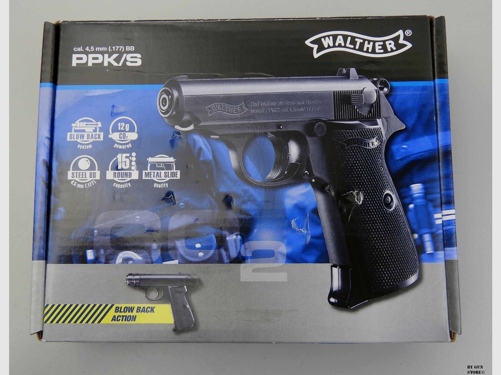 Walther Umarex mod. PPK/S CO2 cal. 4.5 BB, image 4 of 4