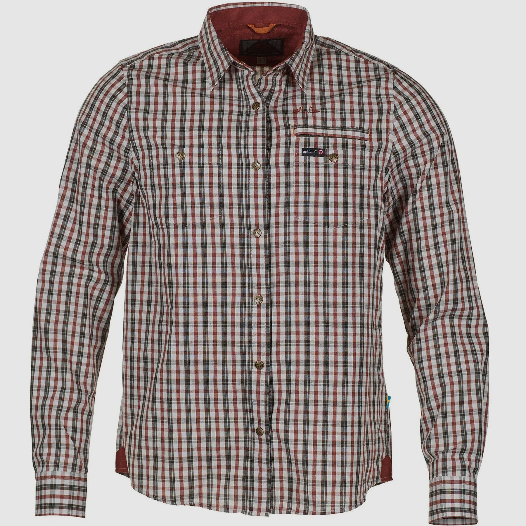 Swedteam Lynx Antibite Hemd Damen Dark Orange 34