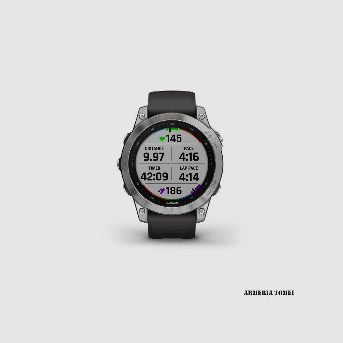 WATCH – GARMIN – FENIX 7 – STANDARD EDITION Silver with Graphite strap, image 8 of 11