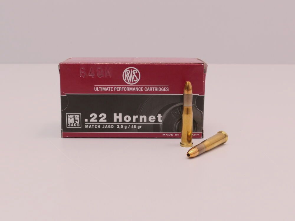 RWS MJ 3,0g/46grs à50 .22 Hornet