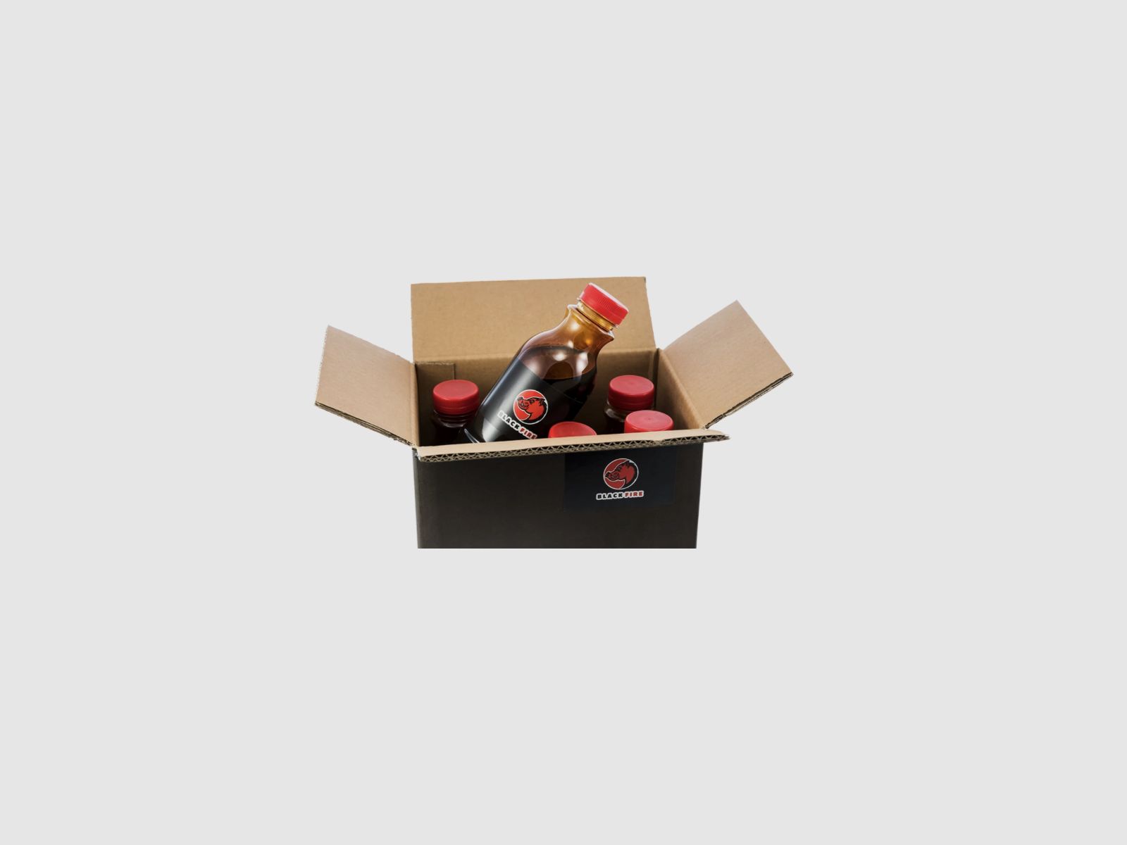 BLACK FIRE Original Buchenholzteer als Box 6x0,5 Liter