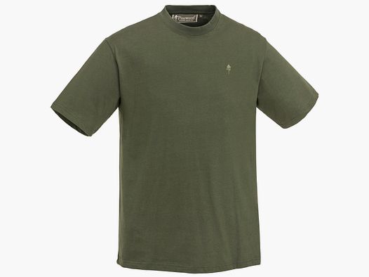 Pinewood Herren T-Shirt 3Stück Gr. S green/brown/khaki
