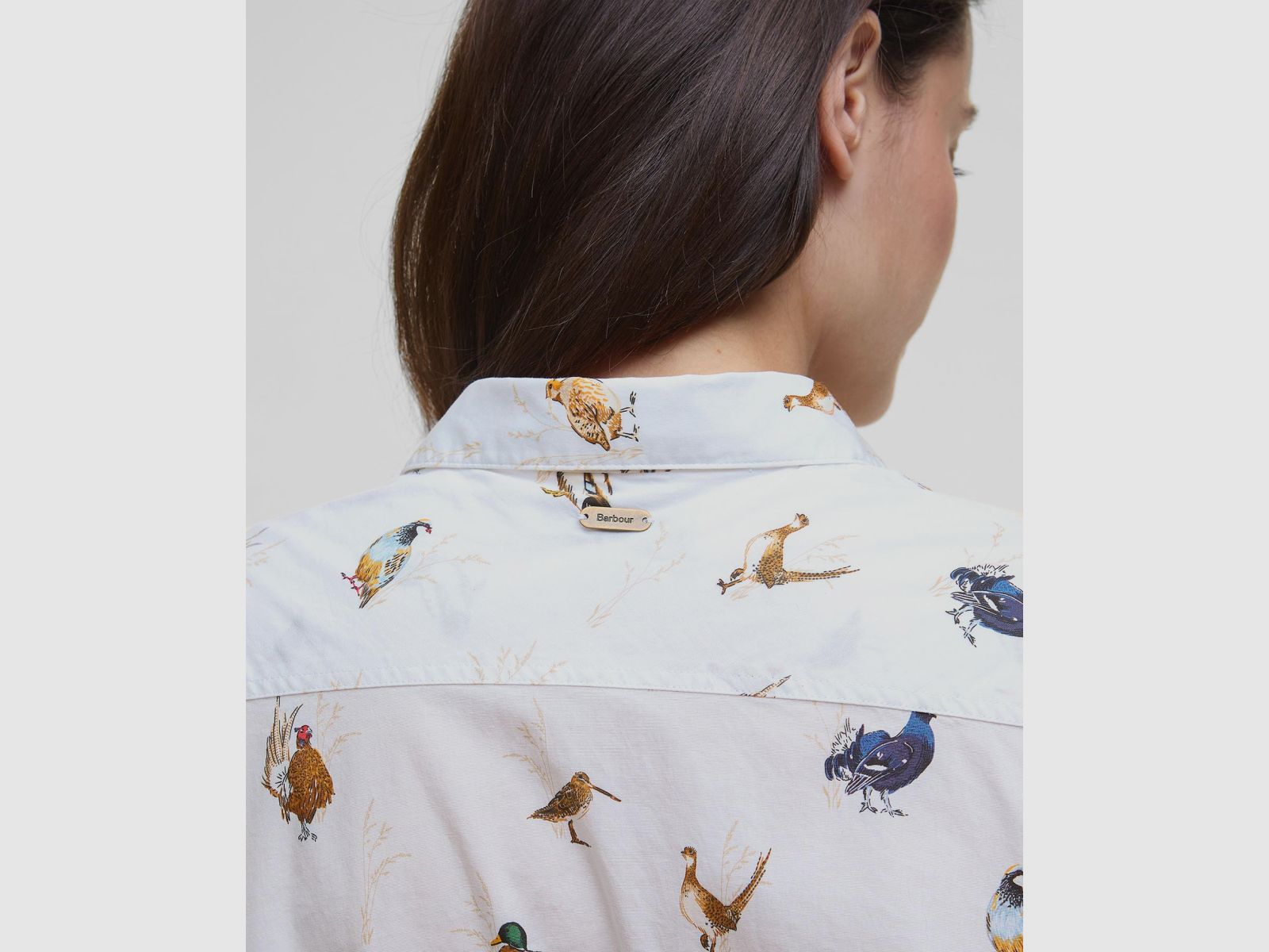 BARBOUR Blusa Brambles Bird Print