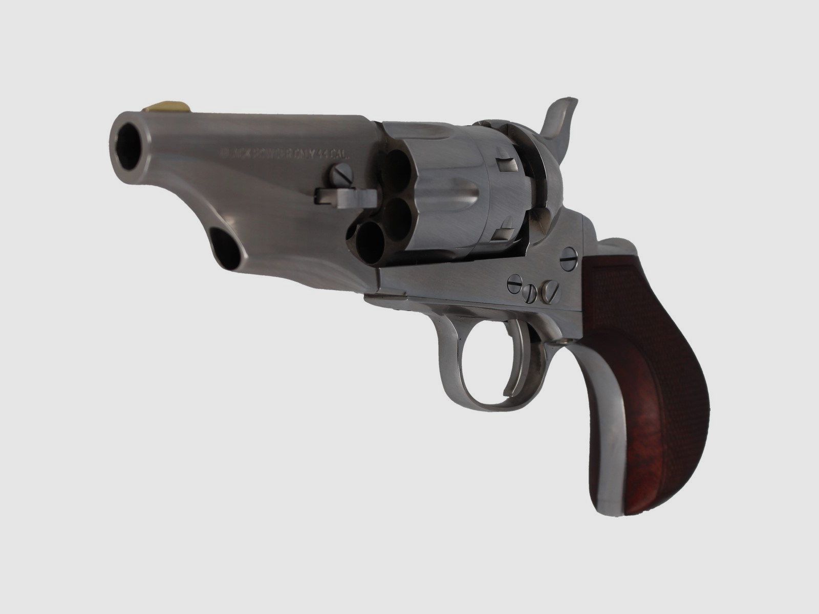 PIETTA 1862 COLT POLICE SNUBNOSE THUNDERER STEEL OLD SILVER .44, image 3 sur 4