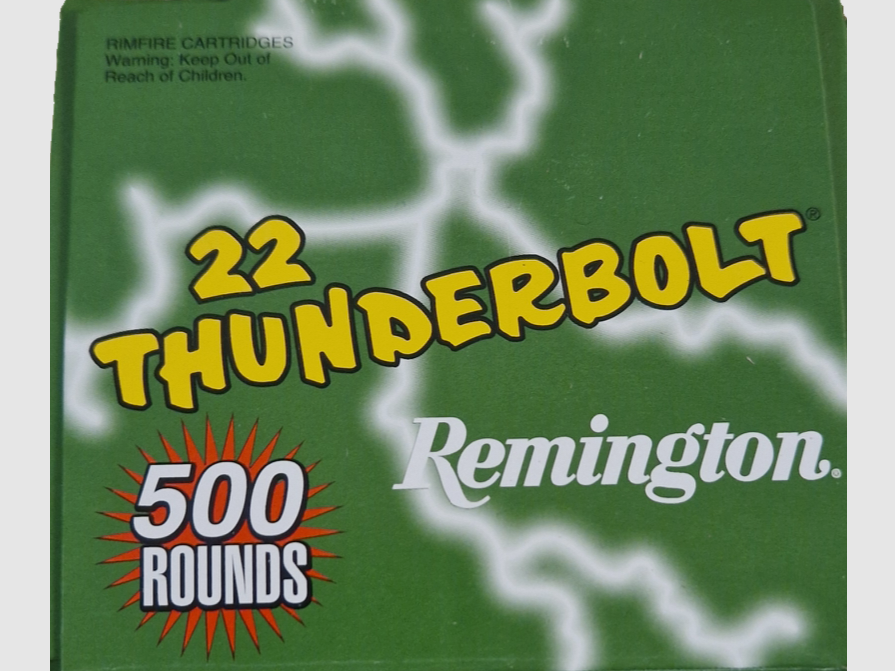 Remington THUNDERBOLT Cal.22 – 40grani – Scatola da 500