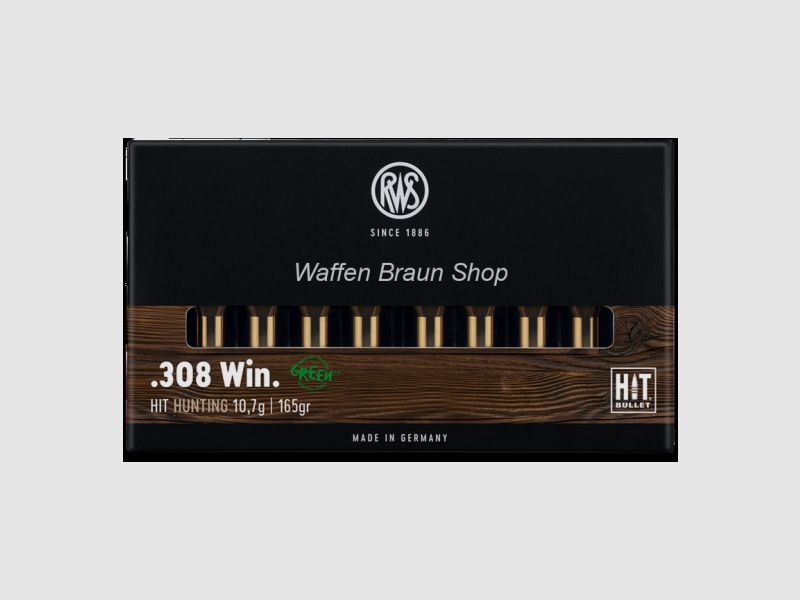 RWS .308 WIN HIT 10,7g -bleifrei-
