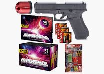 Zestaw fajerwerków Glock 17 Gen 5 Pistolet hukowy 9 mm P.A.K.