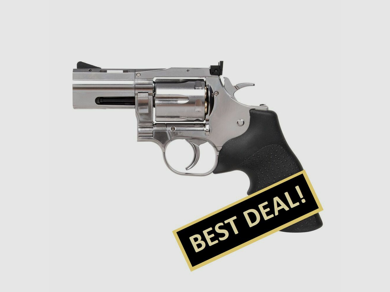 Dan Wesson 715 2,5" .177 Argent 4,5mm Pression d'Air CO2