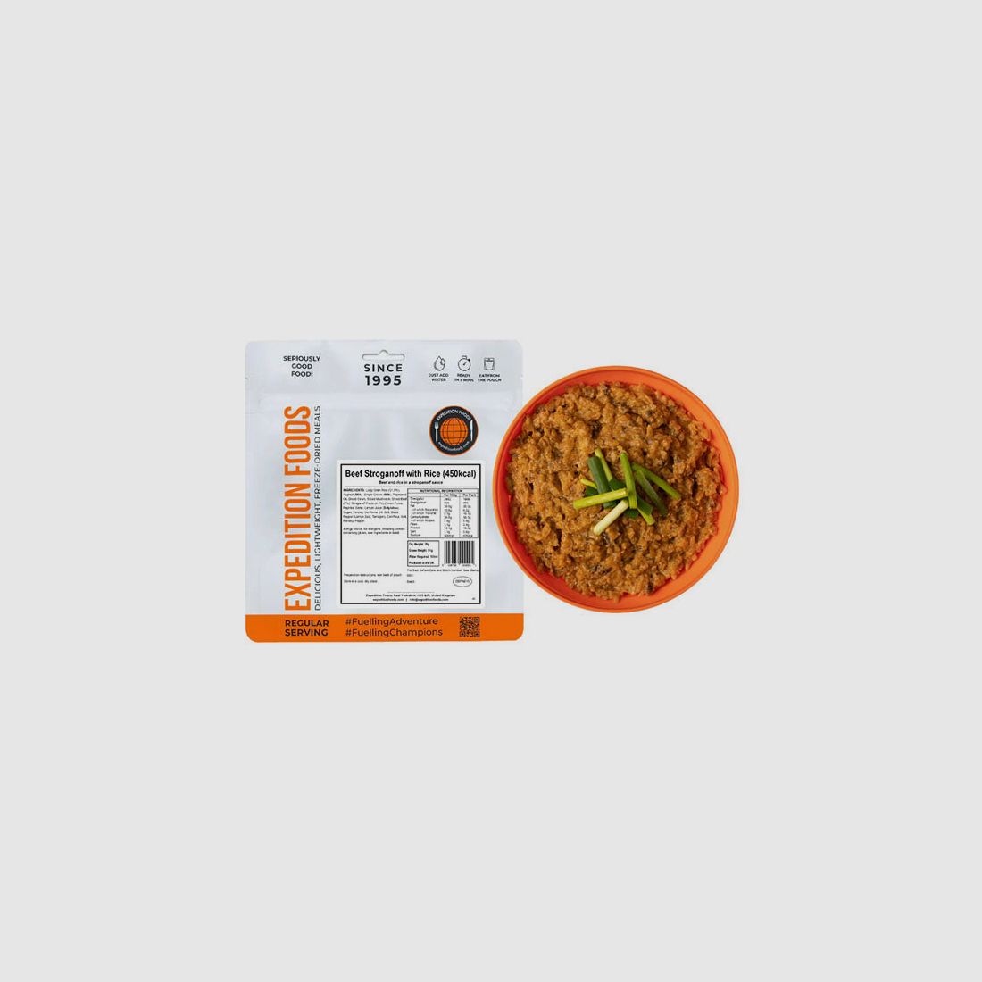 Beef Stroganoff with Rice (450 kcal) [Gluten Free], Bild 2 von 3