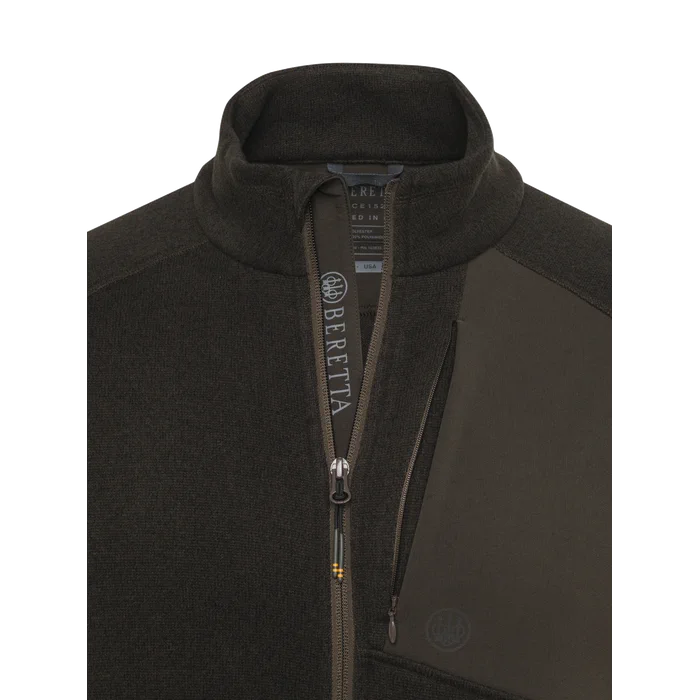 Veste en polaire Beretta Abisko Full Zip en Brun, image 3 sur 6