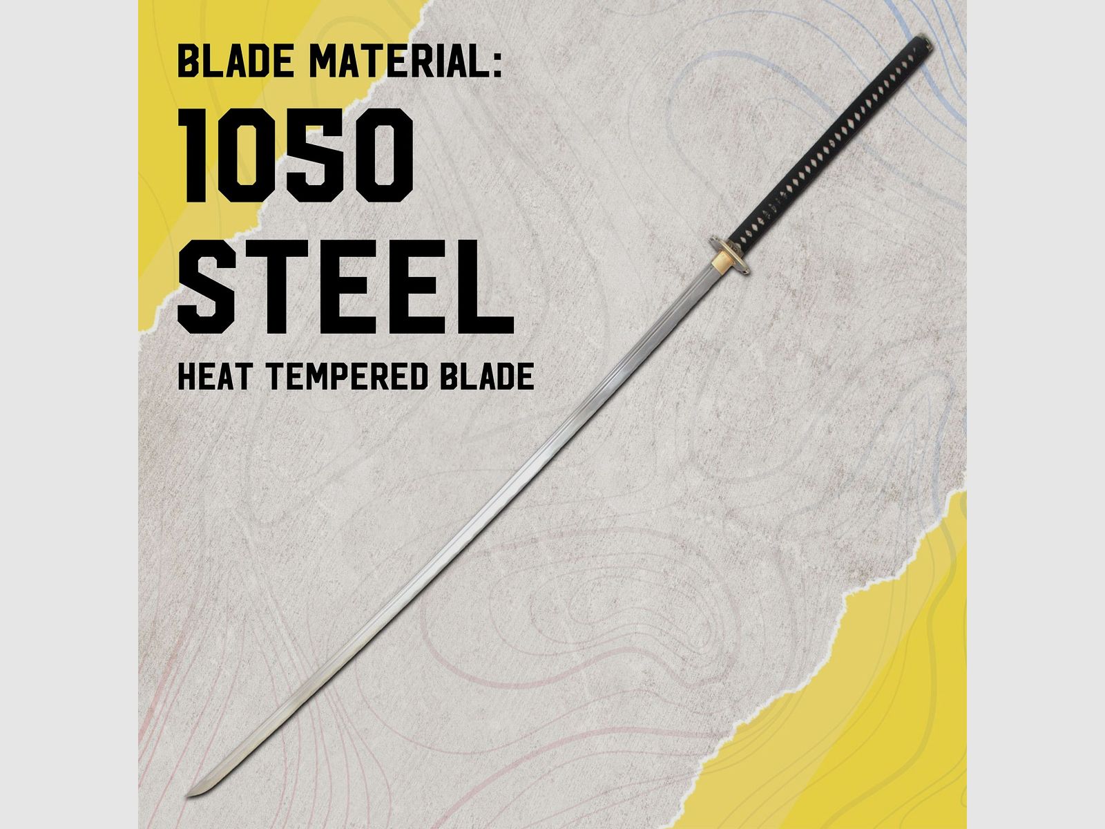  1 NODACHI / ODACHI  Épée Samurai NEU  + 1 Étui de transport rigide ,                 S COMBINAISON SPÉCIALE TOP