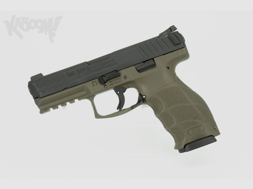 Heckler&Koch H&K SFP9 SF 9 mm Luger – Match-Abzug ca. 1.500 g Natogrün, Bild 2 von 5