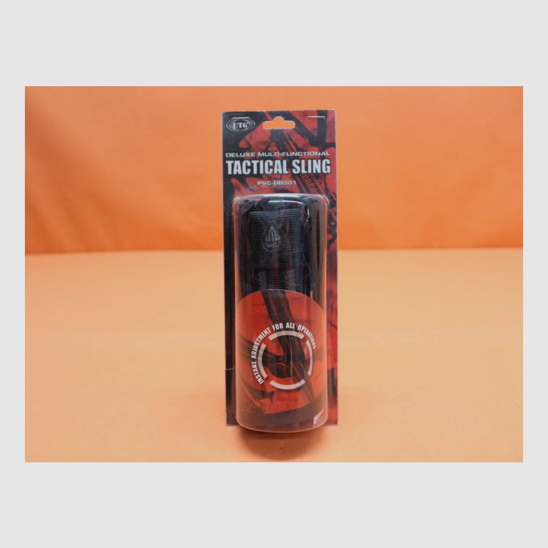 UTG - Leapers UTG Multi-Functional Tactical Sling (PVC-GB501) Black/ 3-Punkt Trageriemen mit Karabinerhaken