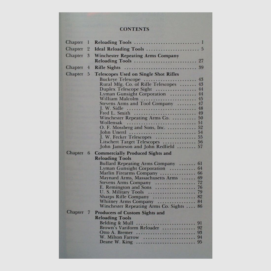 Buch/Taschenbuch	 Reloading Tolls, Sights and Telescopes for Single Shot Rifles, Bild 2 von 3