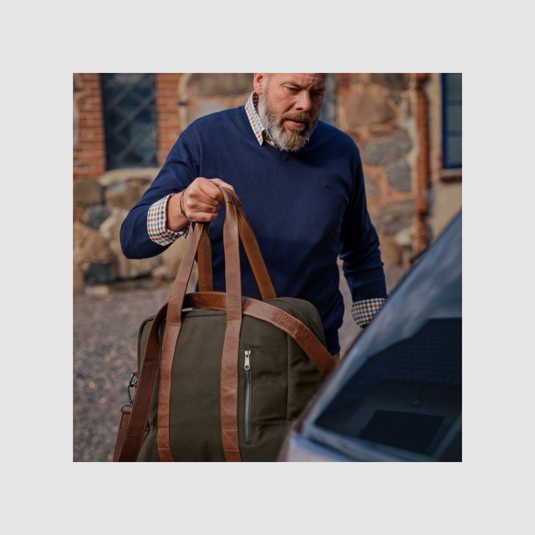 Härkila Travel Bag 30L Warm Olive, 3801077-80, image 8 of 12