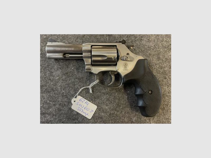 Smith + Wesson Mod. 60, 3", Kal. .357 magn.
