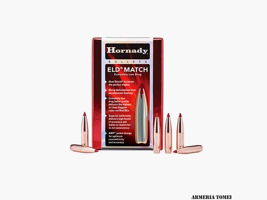 HORNADY – 30 cal .308 195 gr ELD® Match (100 PZ)