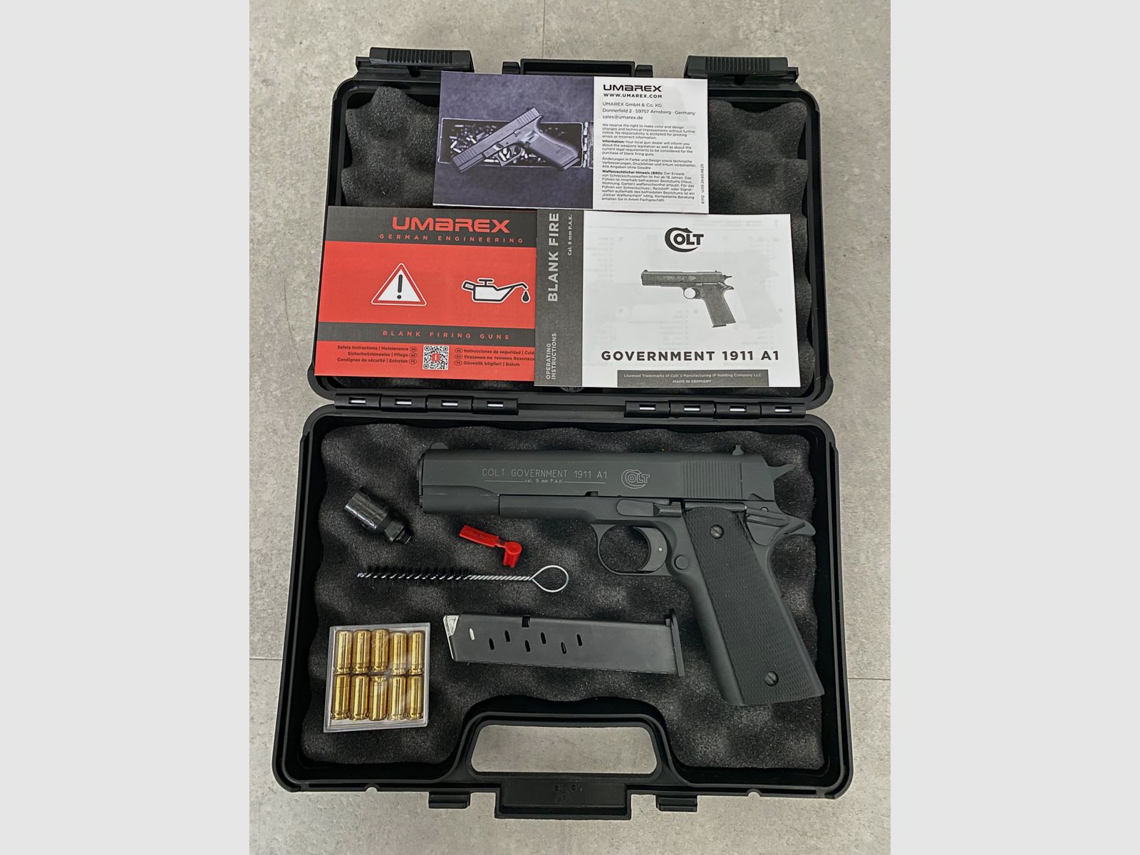 Colt Government 1911 A1 – 9 mm P.A.K. – Umarex, image 3 sur 10