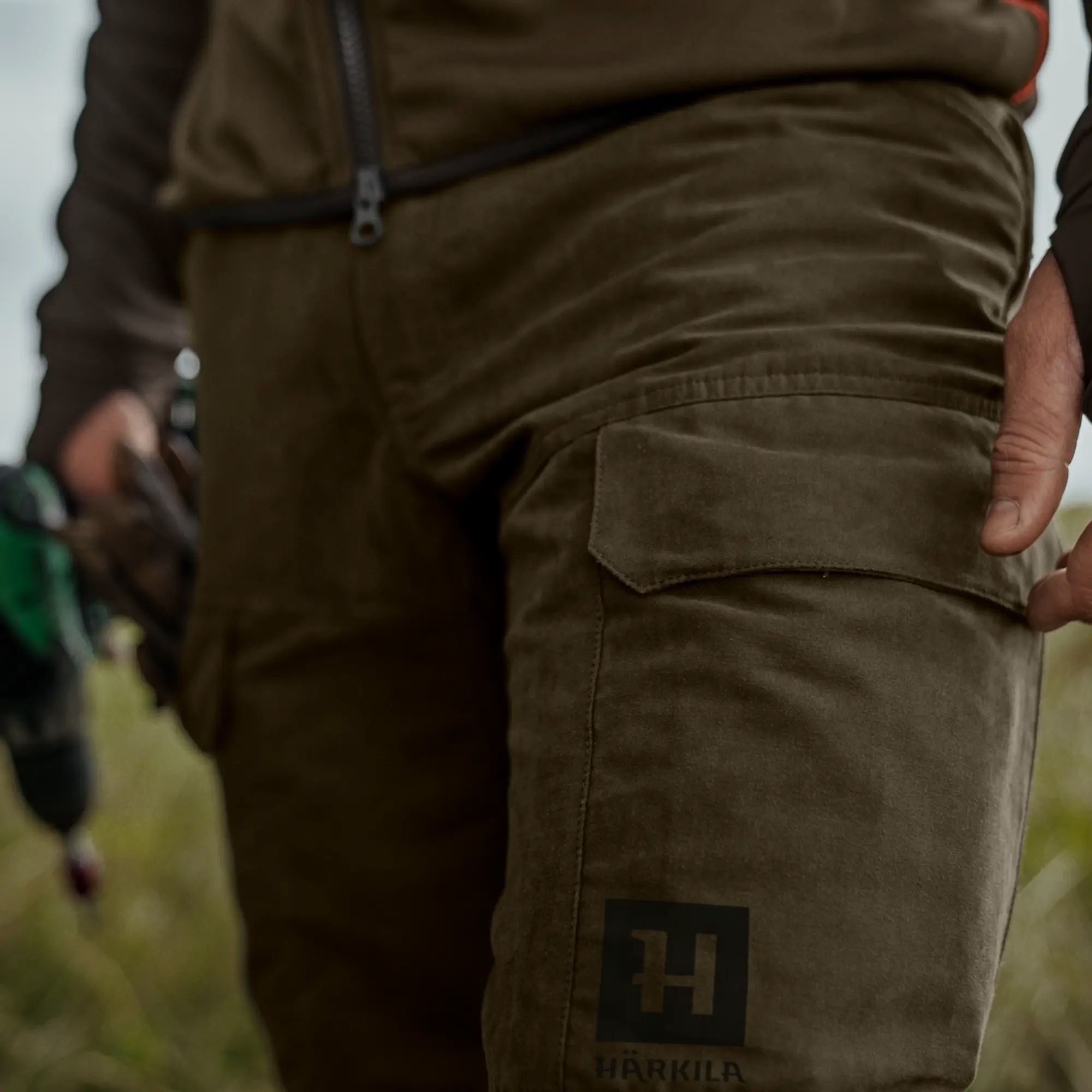 Härkila Jagdhose Scandinavian 32" (Willow Green/Deep Brown)