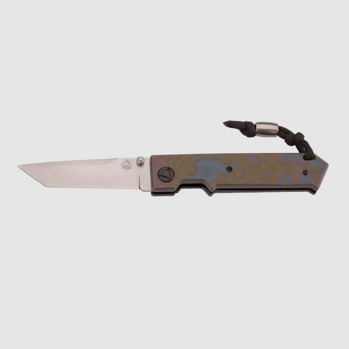 PUMA TEC Cuchillo plegable, G10 azul marrón, imagen 1 de 2