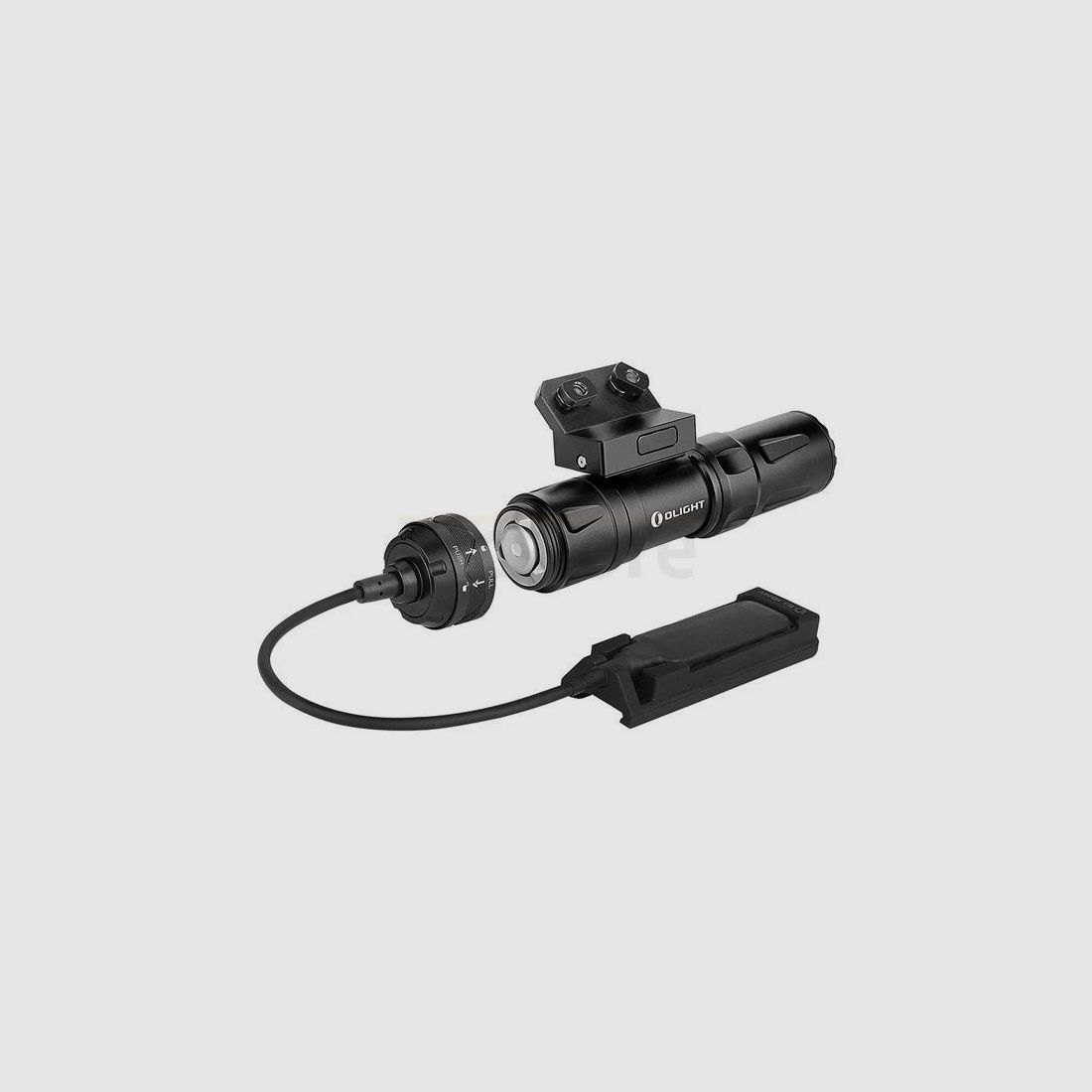 Olight Odin Mini Tactical Flashlight & M-Lok Mount & Tail Switch - Black, image 3 of 5