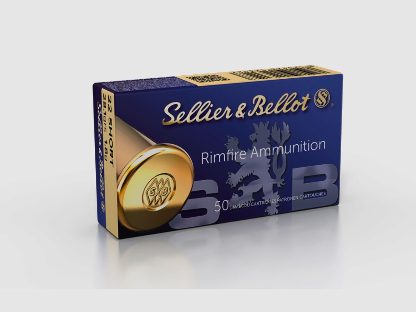 Sellier & Bellot 119673 .22 short Target 1.8g 28.1grs.