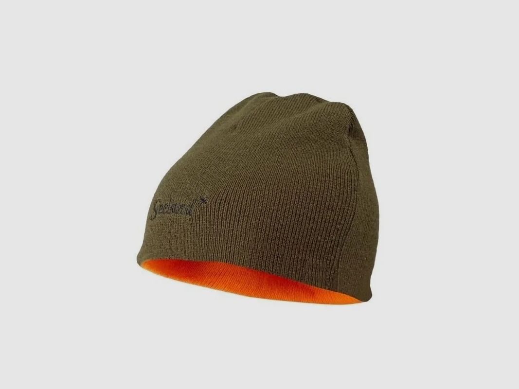 Seeland Ian Berretto da caccia reversibile Hi-Vis Orange / Pine Green, immagine 2 di 2