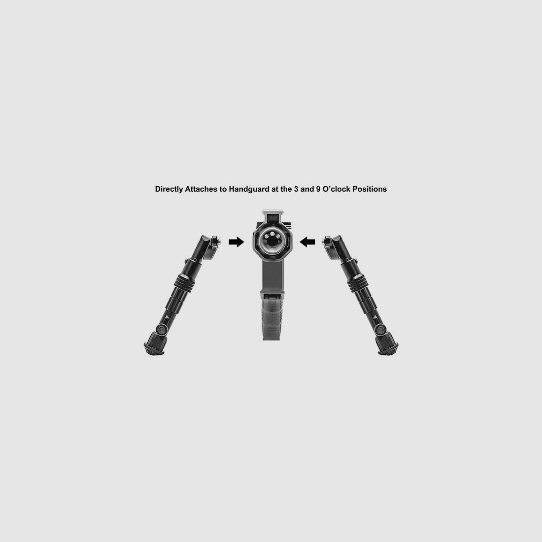 UTG BIPOD RECON FLEX M-LOK 5.7-8 INCH, image 4 of 6
