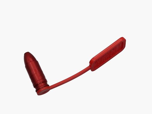 Aluminum buffer cartridge with safety flag - 9mm Luger