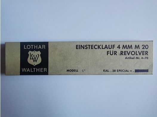 Insteekloop 4 MM M 20 voor revolver .357 Magnum