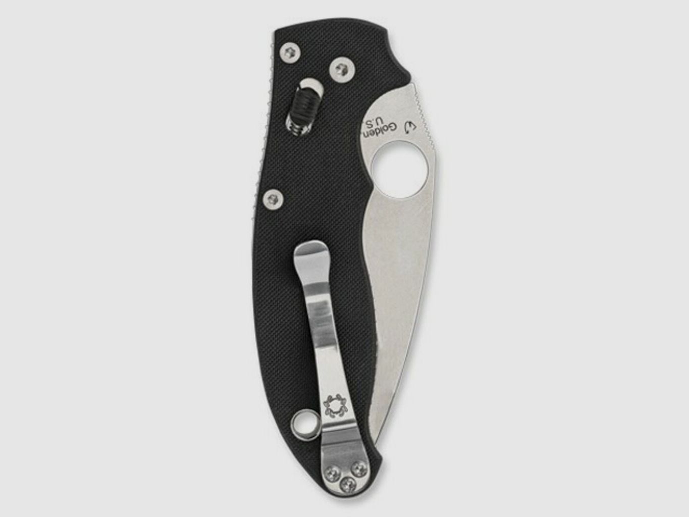 Spyderco Manix 2 CPM S30V Glad Staal, afbeelding 2 van 3