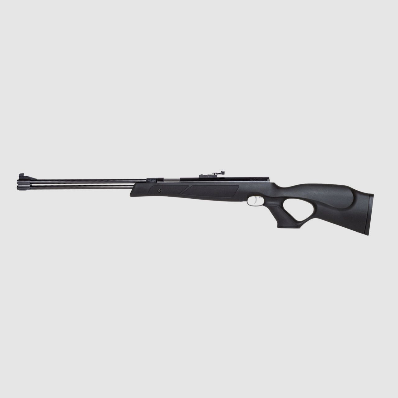 Starrlauf Luftgewehr Weihrauch HW 77 Blackline schwarzer Synthetik Lochschaft Kaliber 5,5 mm (P18)