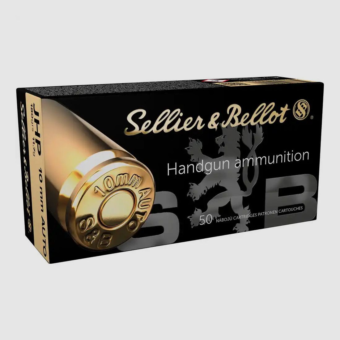 Sellier & Bellot JHP 11.7g/180grs at 50 10mm Auto