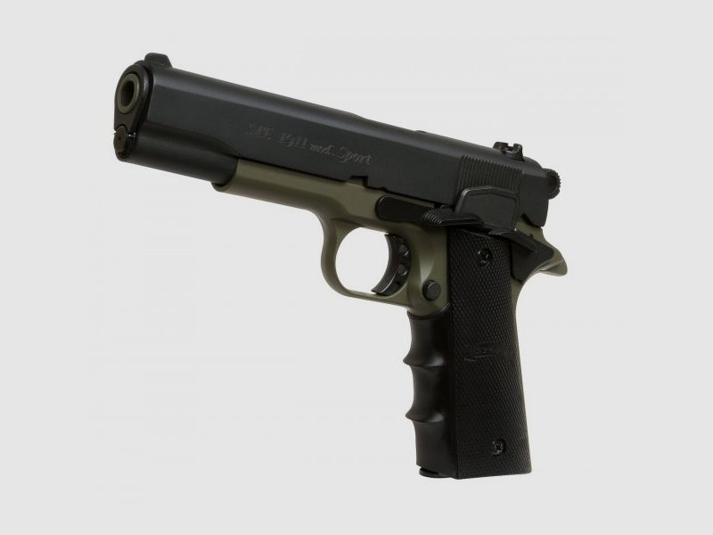 ME 1911 Model Sport, Kal. 9 mm P.A. Knall, black oliv