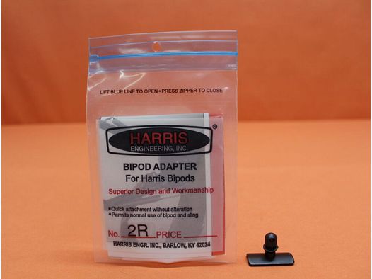 Harris Harris Adapter No.2R: Riemenöse 9mm M5 mit rechteckiger gewölbter Platte