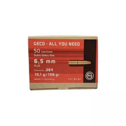Pociski GECO 6,5mm .264 PLUS 10,1g/156gr (50 szt.)