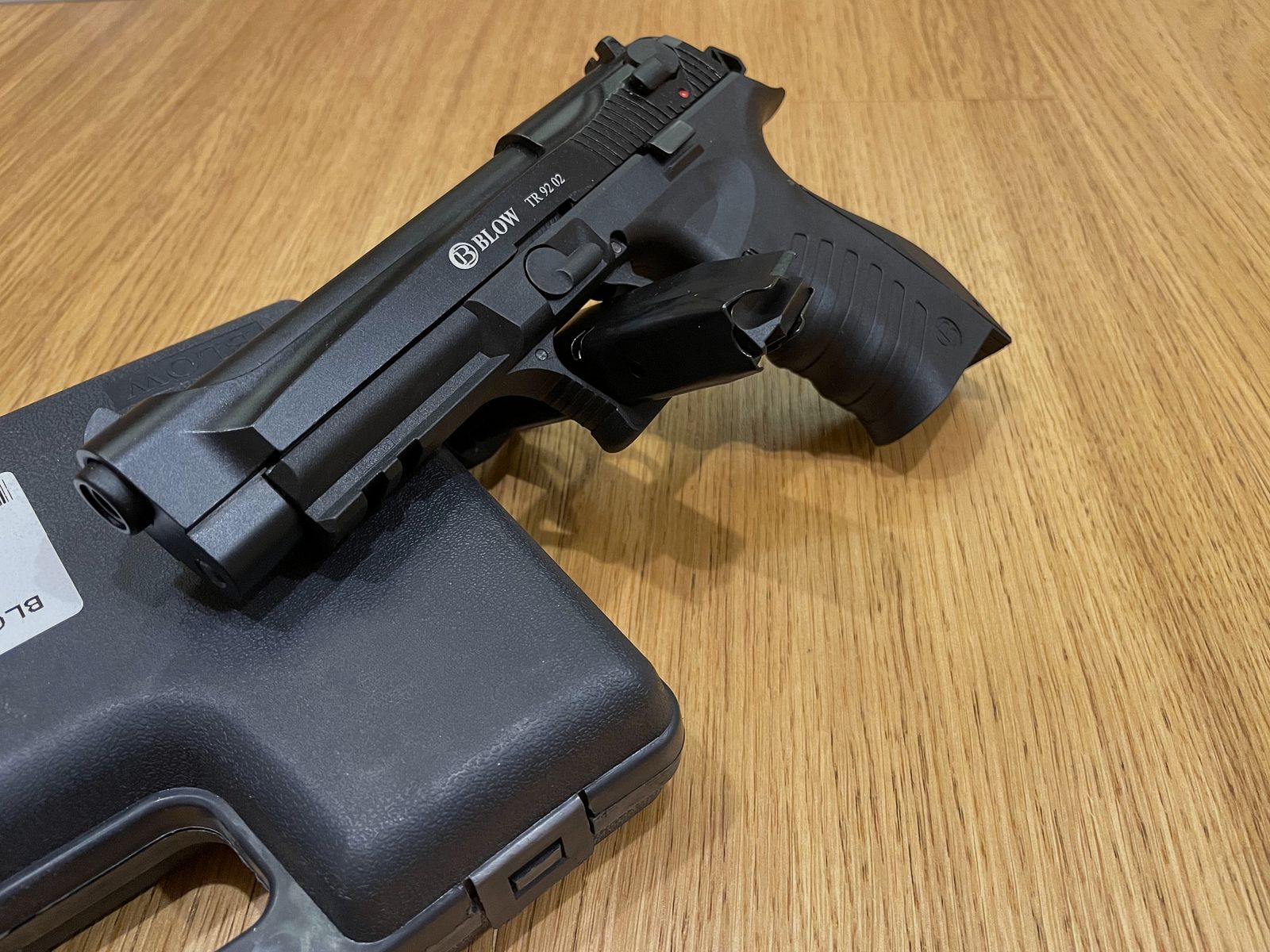 BLOW TR92-02 Black – 9 mm P.A.K. / Beretta M9A3 / M9A4 Style – Wysyłka na terenie całej UE / EU-Wide Shipping, zdjęcie 4 z 11