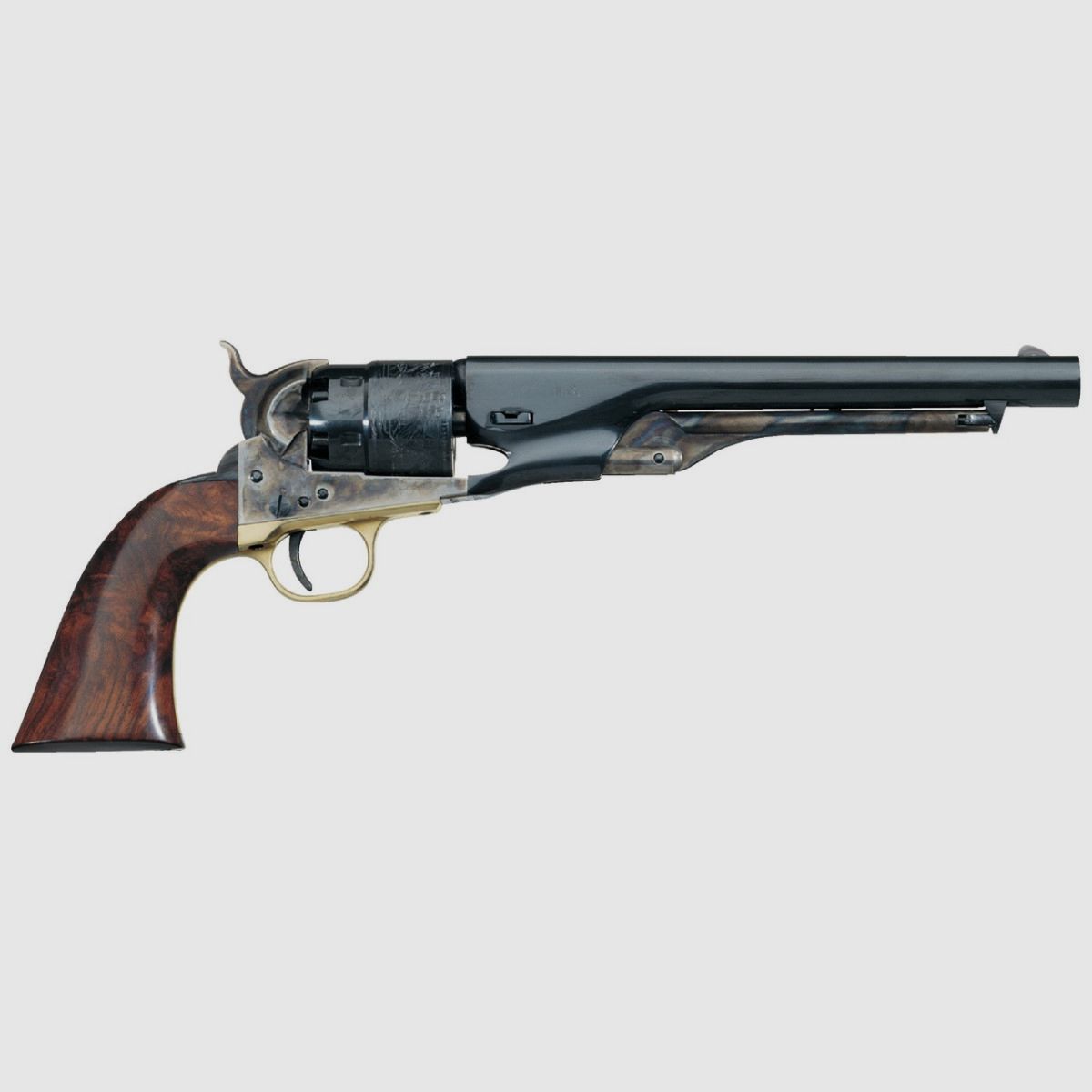 REV UBER 1860 ARMY CIVIL .44 8" BLAU SCHWARZPULVER, Bild 1 von 2