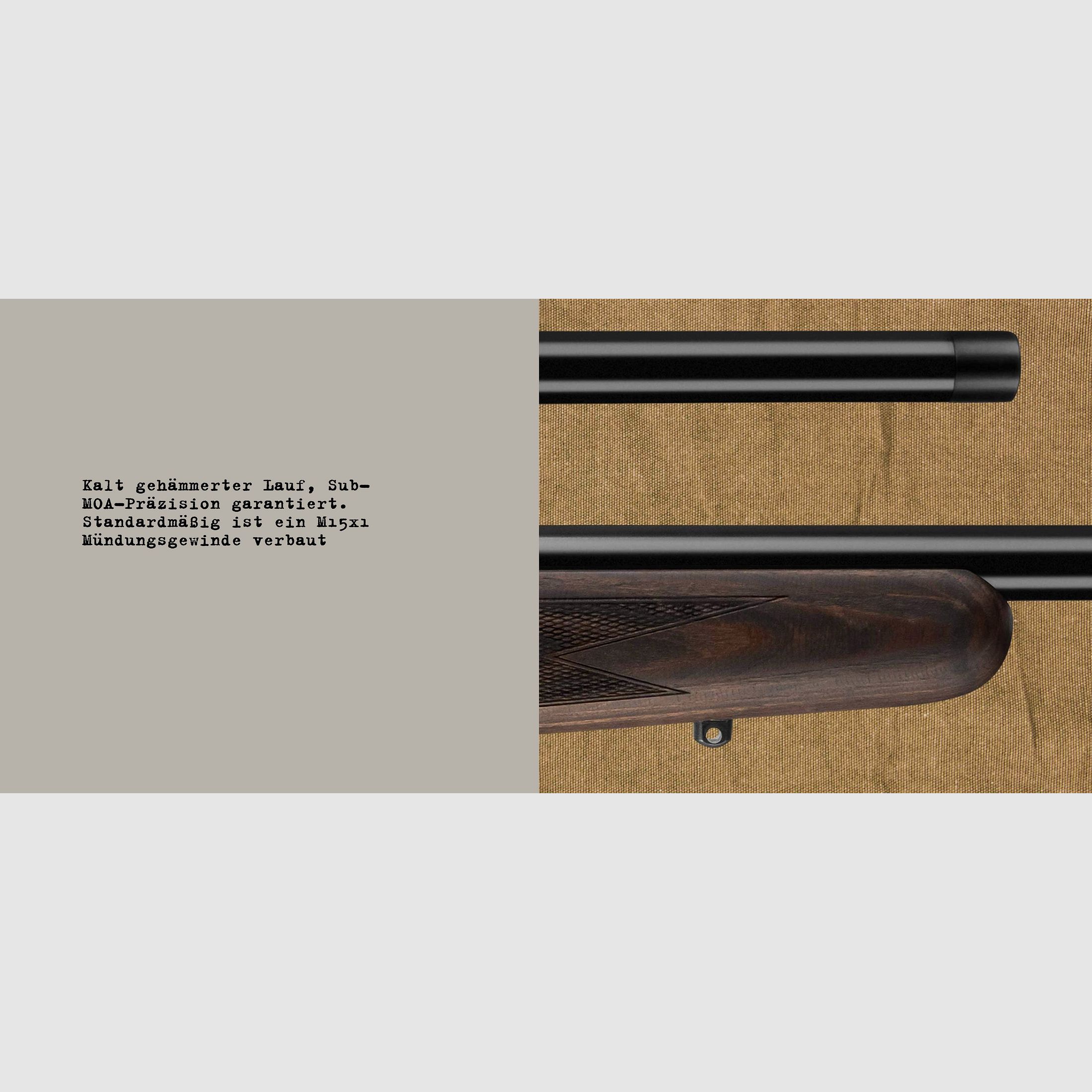 Carabine à répétition Mauser M18 Pure crosse en bois stratifié M15x1 filetage de bouche .308Win /51erLL