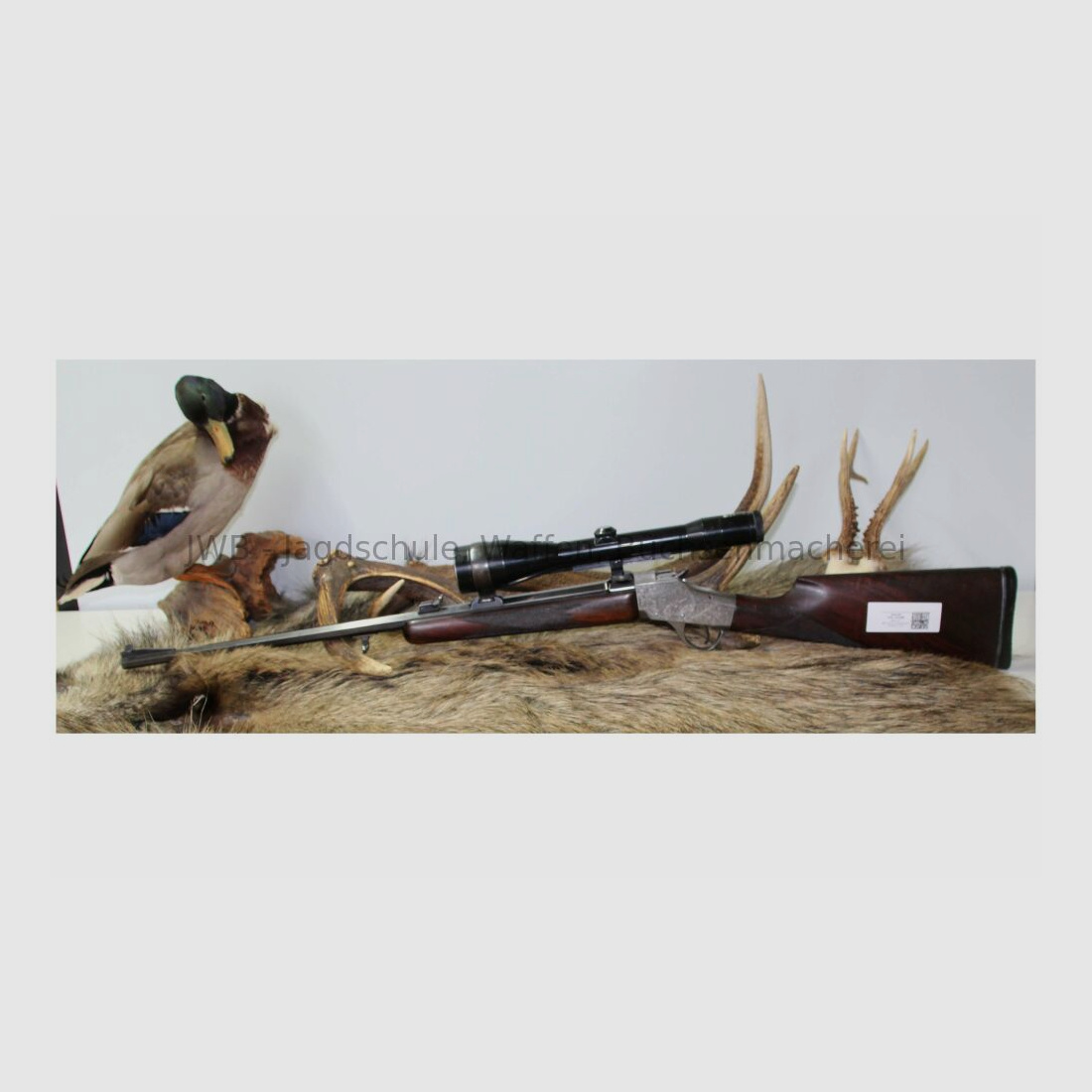 Carabina Stoermer con cañón octogonal 6,5x68R