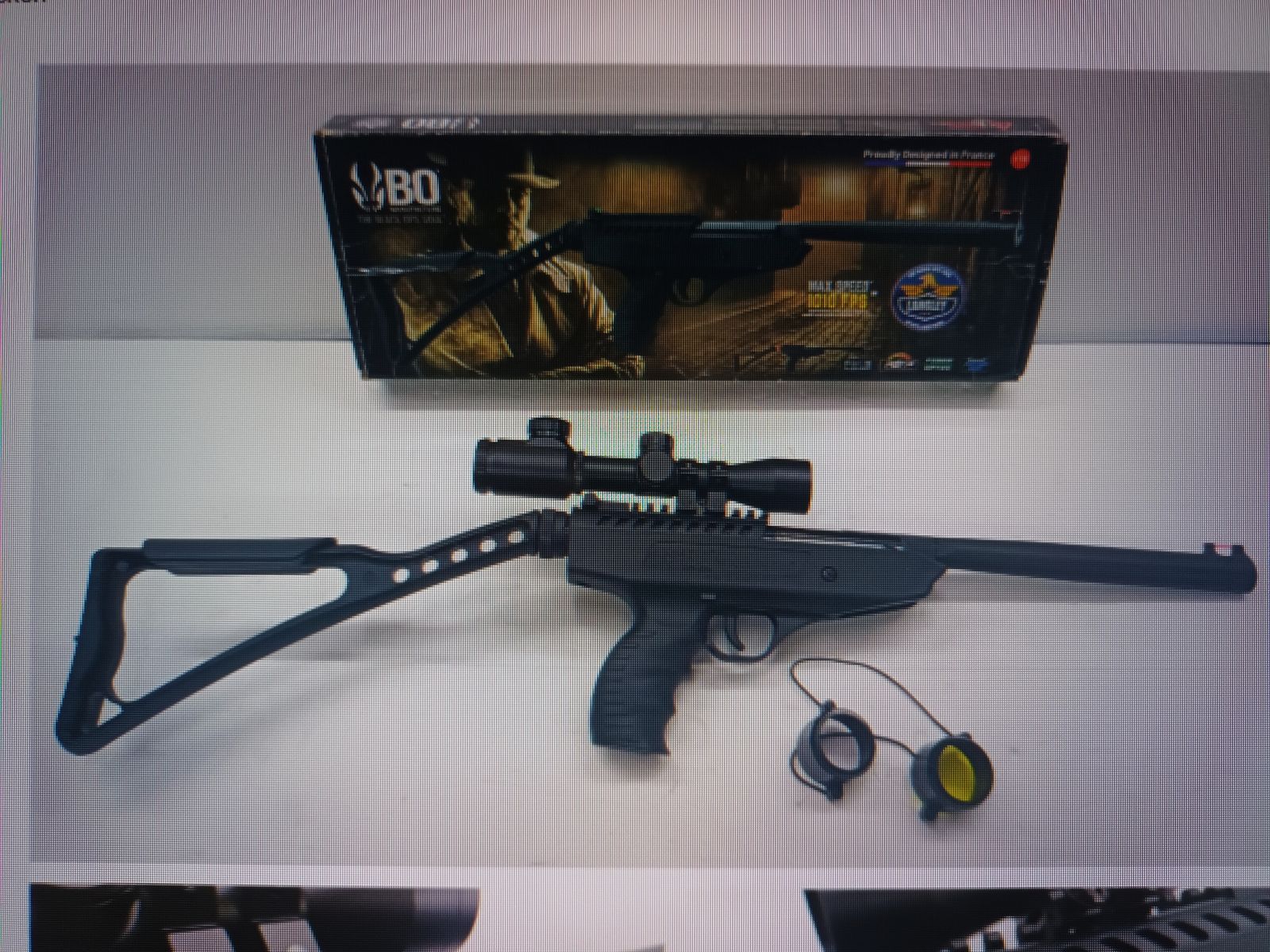 BO Langley Pro Sniper __ OVP__ Scope 4x32EG __ Air pistol Cal 4.5mm (.177) __ SINGLE-SHOT Air rifle, image 4 of 4
